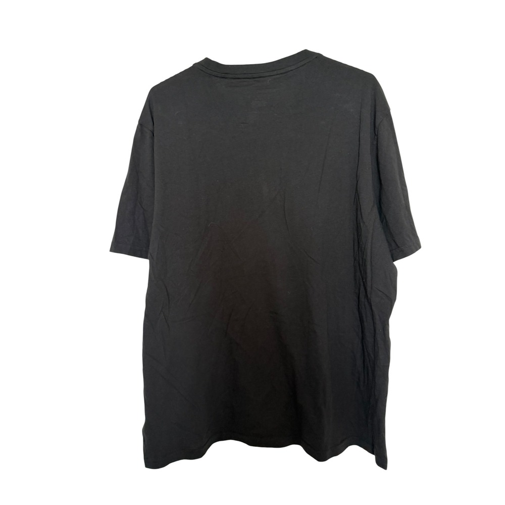 Isaac Mizrahi New York Mens Black 100% Peruvian Pima Cotton Pocket T-Shirt L - Picture 2 of 3